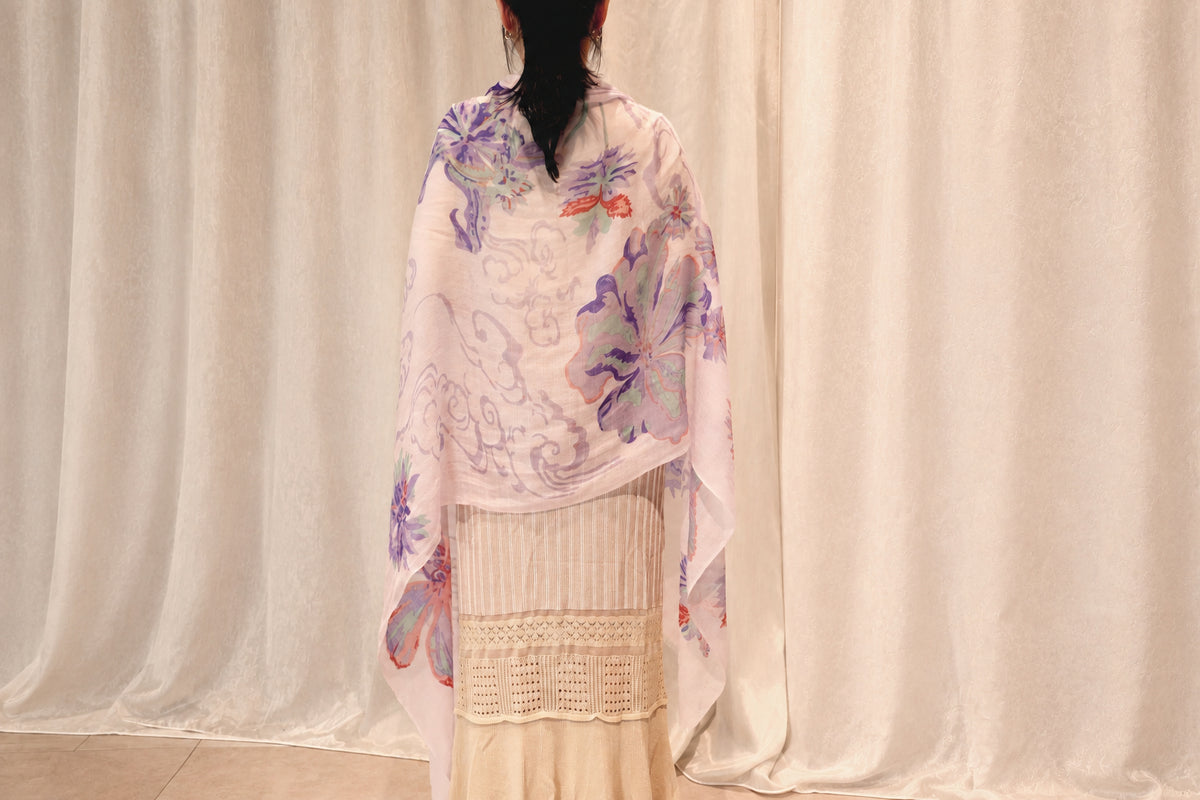 KAKEHASHI CASHMERE STOLE | ストール  〈45th Anniversary KAKEHASHI〉