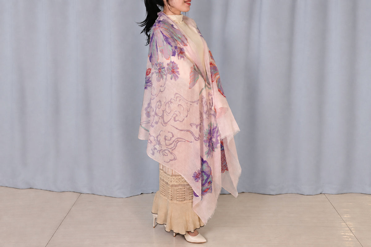 KAKEHASHI CASHMERE STOLE | ストール  〈45th Anniversary KAKEHASHI〉