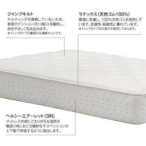【株主優待】dream bed（ドリームベッド）【MICRODREAM 15 LATEX 2TOP】